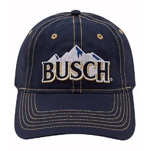 Busch Beer Embroidered Logo Cap Hat - NEW Fast Ship